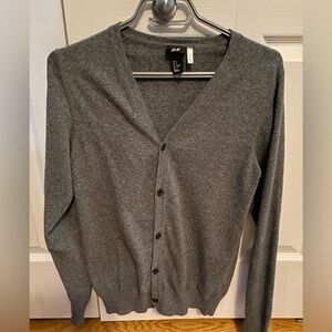 H&M cardigan size small neutral gray